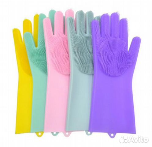 Силиконовые перчатки пара
