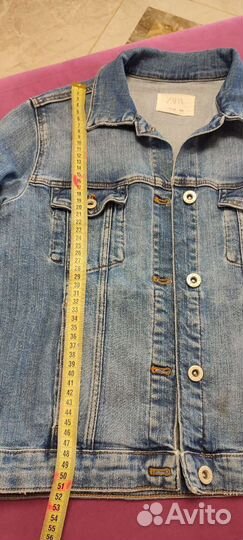 Джинсовая куртка zara для девочки