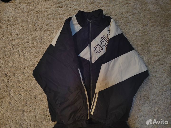 Винтажный костюм adidas из 90х (бомбер+брюки)