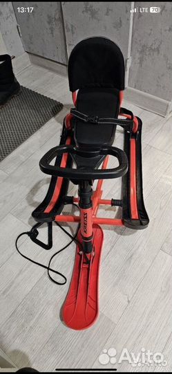 Снегокат со спинкой