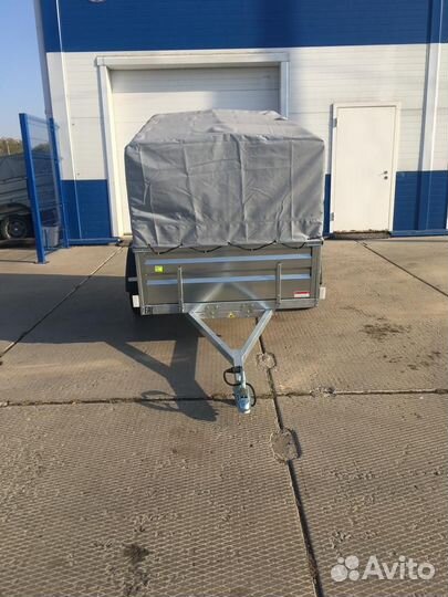 Прицеп оцинкованный 2,04х1,3 высокий тент