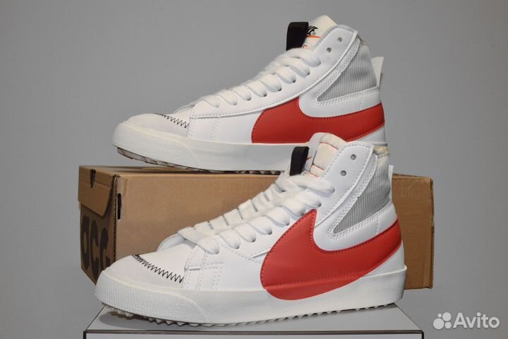 Nike Blazer 77 Jumbo Mid (41-45, Белые, Классика)