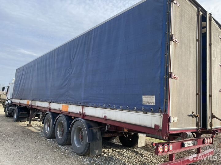 Тент штора на полуприцеп