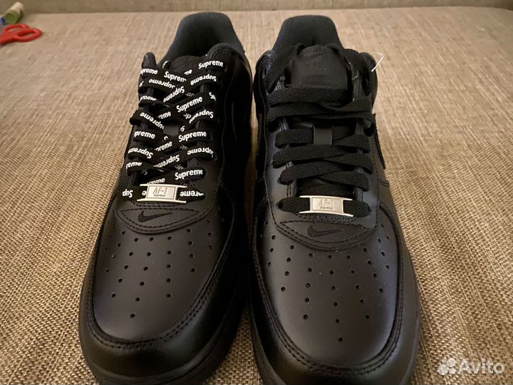 Nike air force 1 low black Supreme