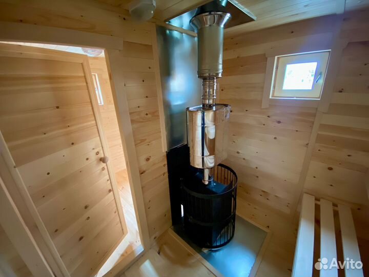 Каркасная/модульная баня (готовая)