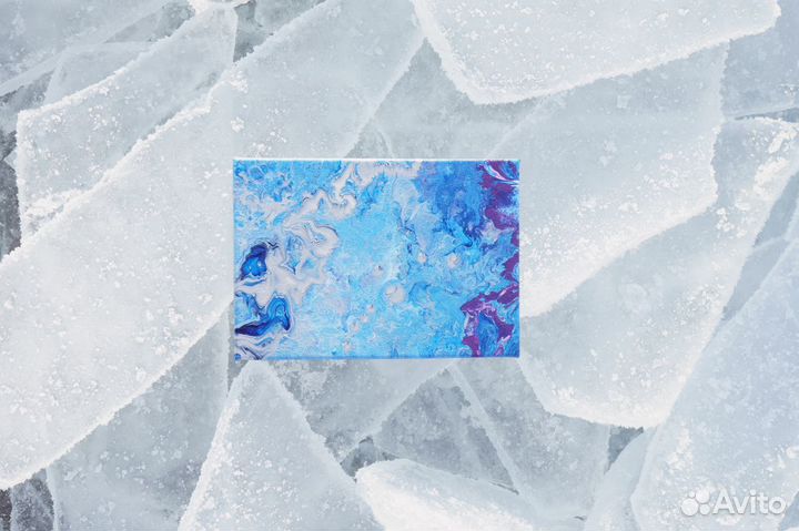 Интерьерная картина - вода, небо, космос