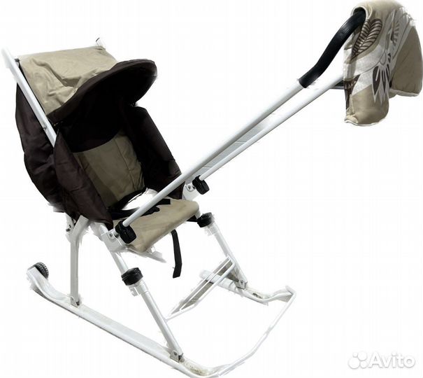 Санки коляска с колесами