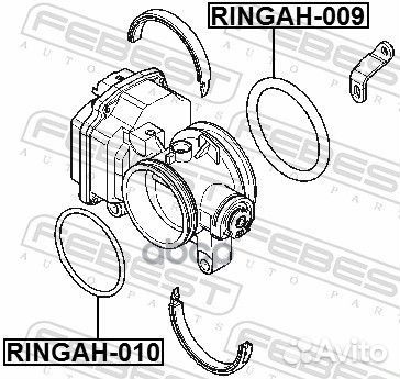 Уплотнительное кольцо корпуса дроссельной засло