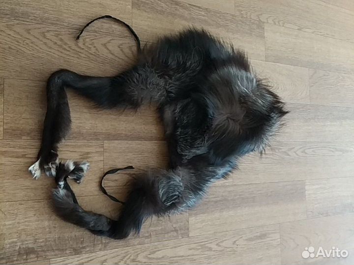 Шапка чернобурка женская