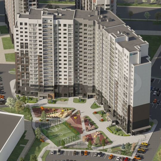 2-к. квартира, 74,7 м², 6/19 эт.