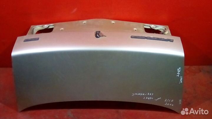 Крышка багажника Ваз 2110 Лада серебристо желтая