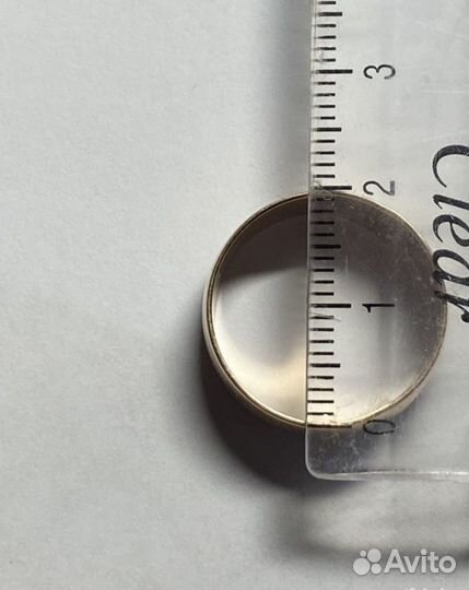 Золотое обручальное кольцо 583 пробы СССР