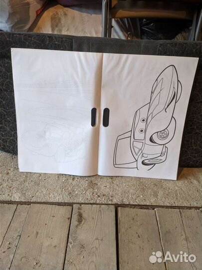 Раскраска большая формата А3