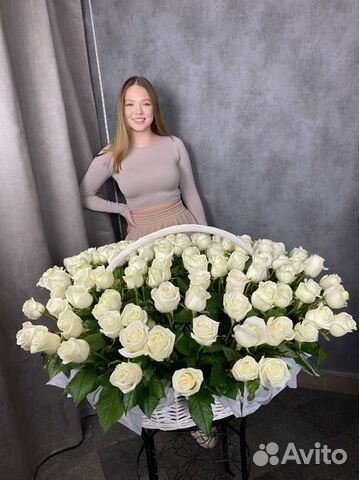 Белые розы с доставкой