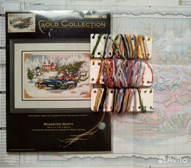 Dimensions остатки ниток от родных наборов