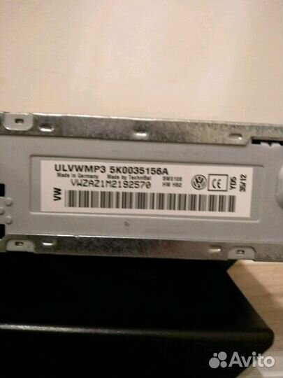 Штатная автомагнитола Volkswagen Jetta