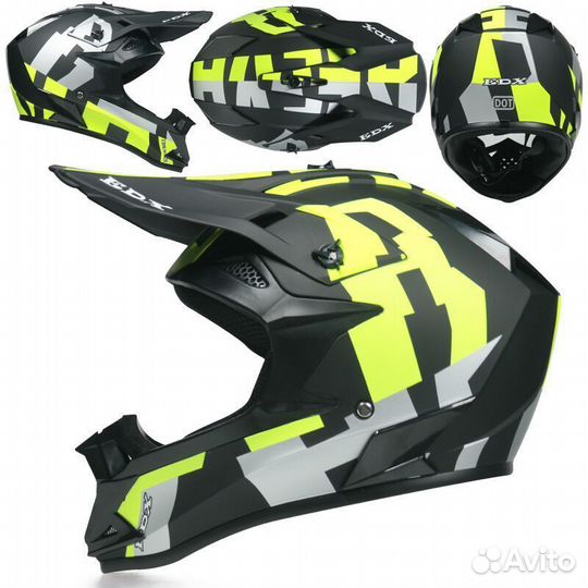 Новые шлемы для мотокросса с комплектом