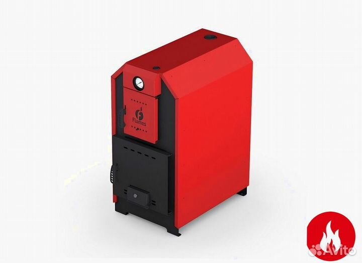 Твердотопливный котел flames green код-15гт