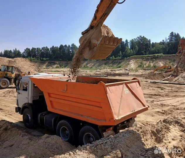 Песок, Щебень с доставкой от 1 м3