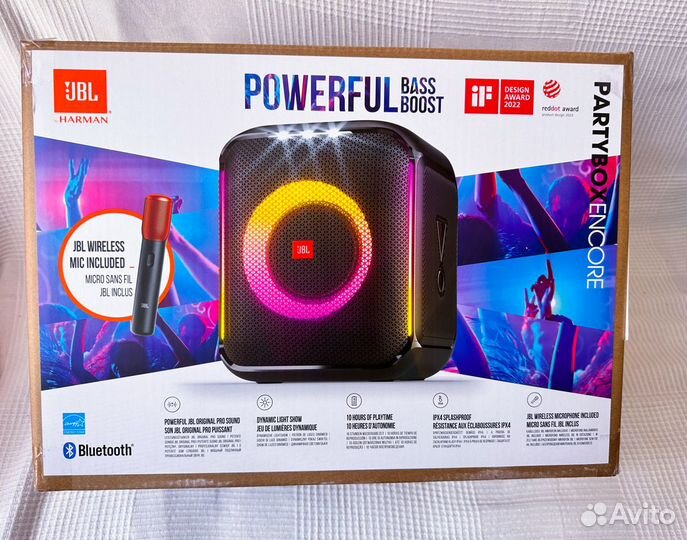 JBL PartBox Encore с микрофоном