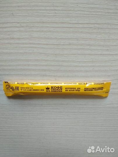 Сахар в стиках 5 гр