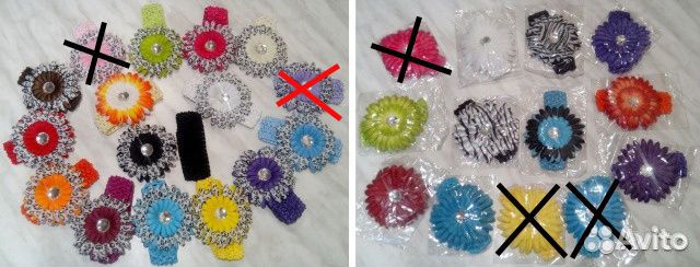 Новые Повязки, резинки, заколки на голову