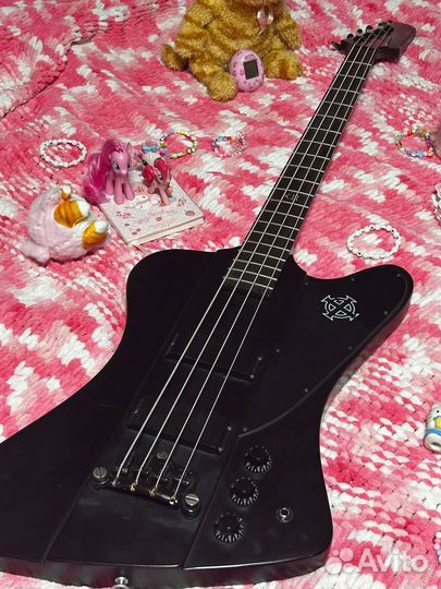 Epiphone Goth Thunderbird IV Bass Pitch Black