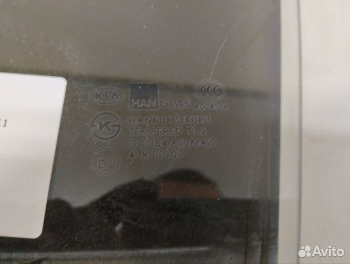 Стекло двери задней левой Kia Spectra 2001-2011
