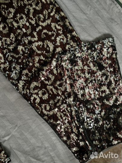 Лосины леггинсы из пайеток Zara зара M - L