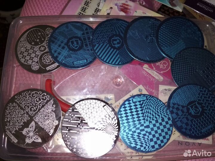 Блестки, наклейки и др. дизайна ногтей, типсорез