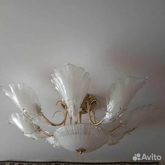 Люстра потолочная подвесная бу