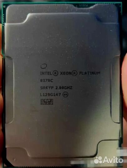 Xeon Platinum 8378 38 ядер 2.8-4.3Ghz 54mb 290w
