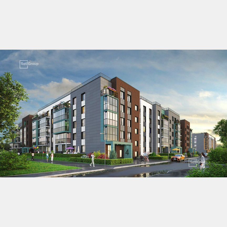 1-к. квартира, 37 м², 1/5 эт.