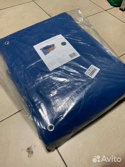 Тент универсальный 6х10 150гр/м2 с люверсами