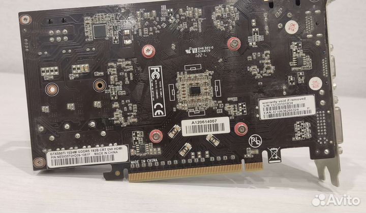 Видеокарта gtx 550 ti
