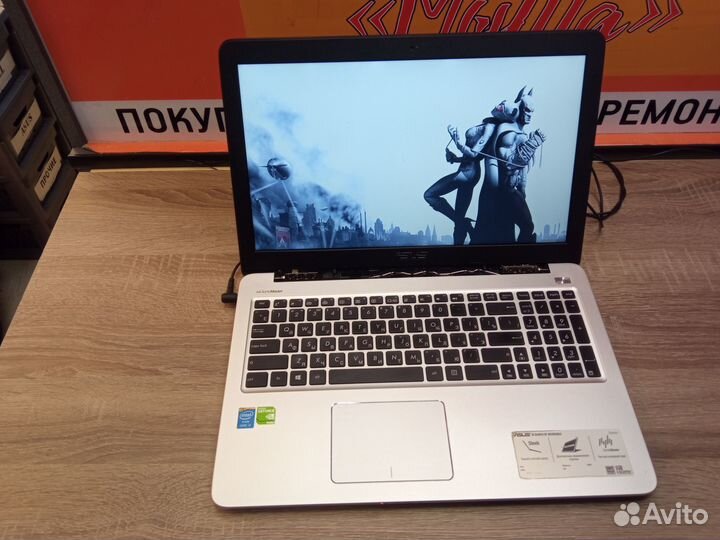 Улетный Ноутбук Asus для Игр дома работы +Гарантия
