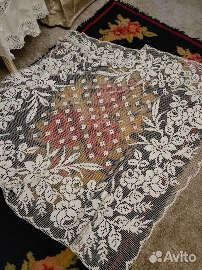 Антикварная скатерть покрывало ковер