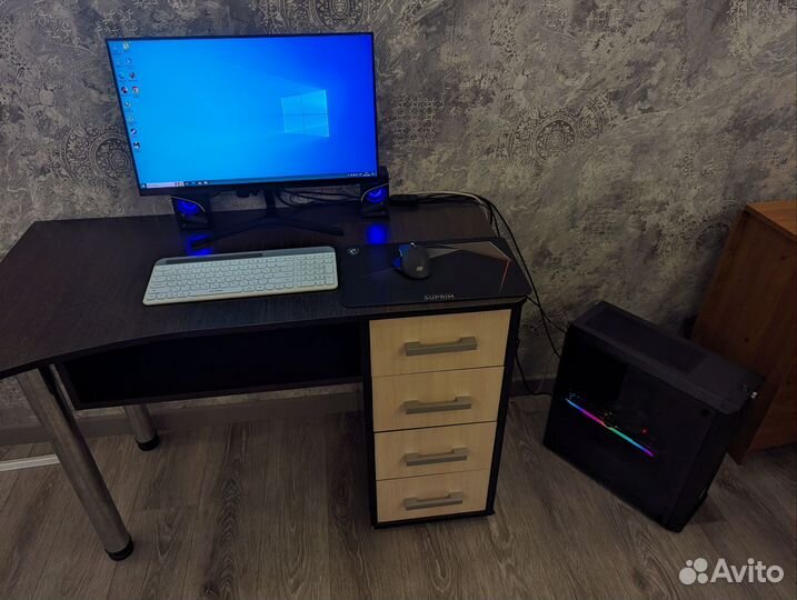 Игровой компьютер в сборе
