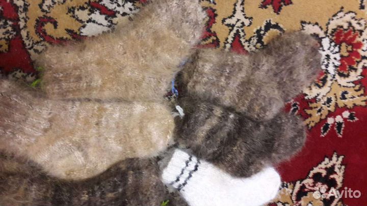 Носки из 100 собачьей и овечьей шерсти