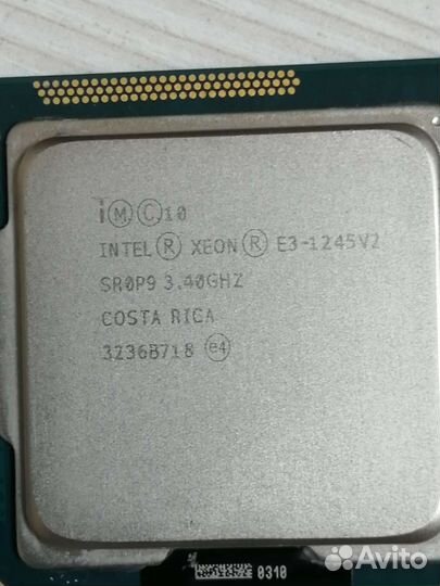 Xeon e3 1245 v2, процессор 1155 s
