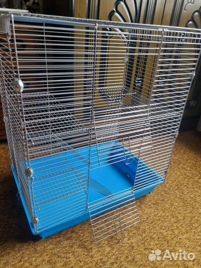 Комплект с клеткой для крыс и дегу