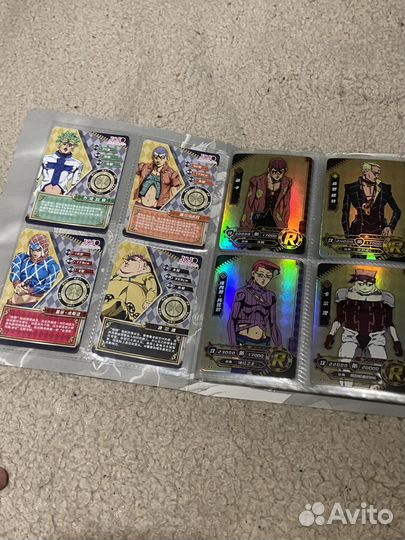 Карточки джоджо