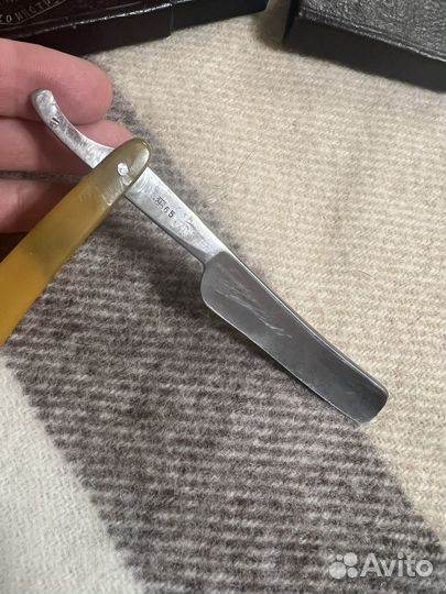 Опасная бритва biedermeier яхта в футляре