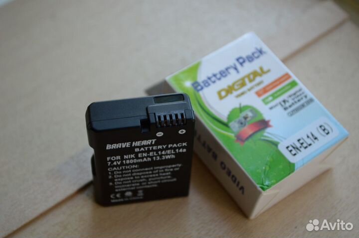 Аккумулятор EN-EL 14/EN-EL 14A для Nikon