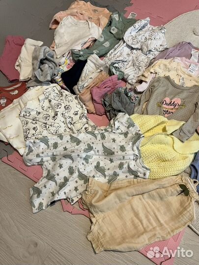 Огромный пакет/коробка детских вещей