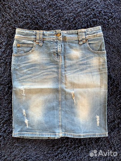 John Galliano юбка джинсовая оригинал