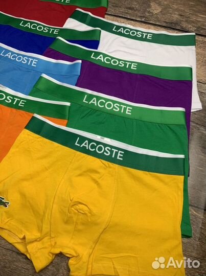 Мужские трусы Lacoste боксеры нижнее белье