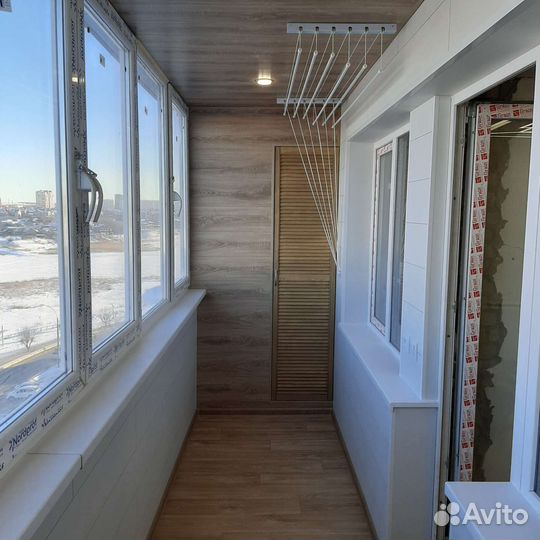 Обшивка балкона и лоджий