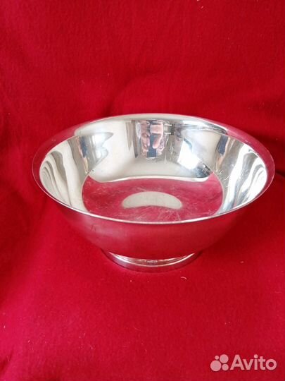 Салатник, блюдо немецкое глубокого серебрения