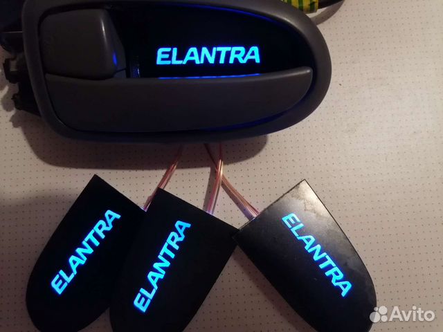 Подсветка ручек салона Hyundai sonata, elantra